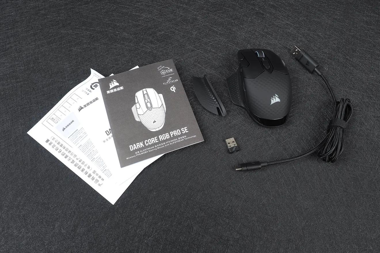 美商海盗船铁手无线鼠标测评,海盗船darkcoreprose灯失灵