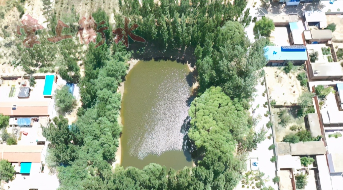 农村坑塘改造图片,昔日废坑塘变身乡村风景线