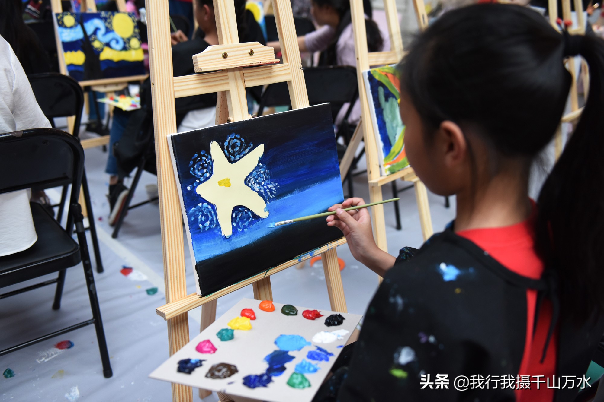 梵高星空油画绘画教程,梵高的星空绘画教程油画棒