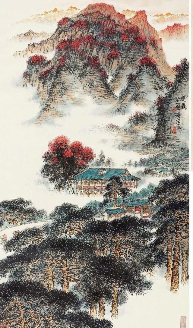 书画家钱松嵒作品价格,钱松喦早期山水画