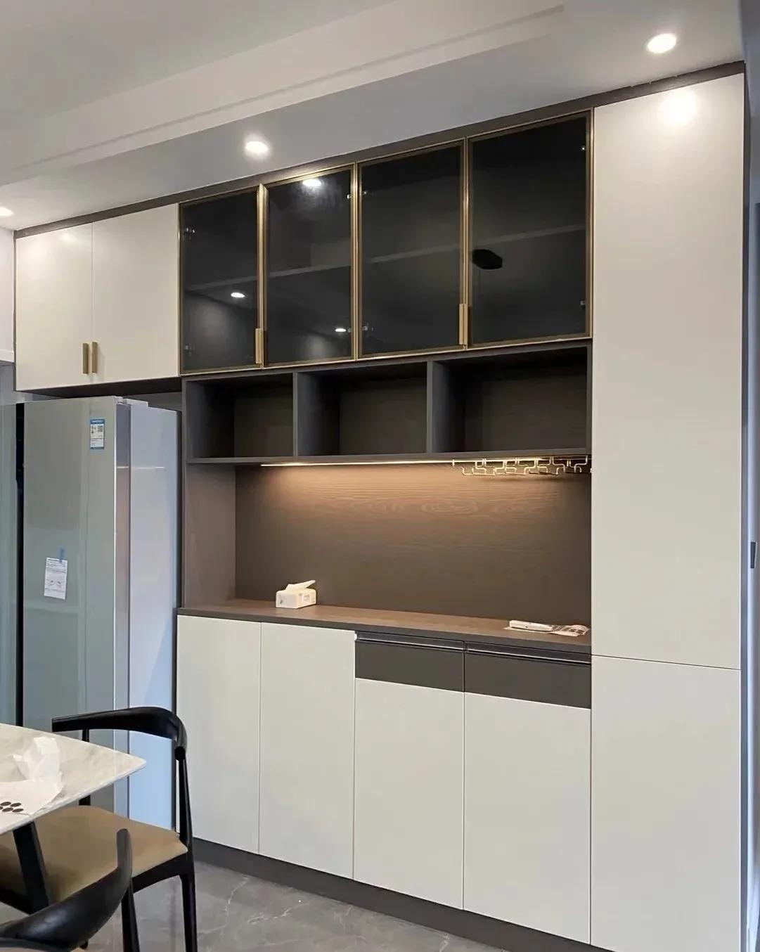 20款酒柜样品设计,轻奢风装修2022新酒柜装修款