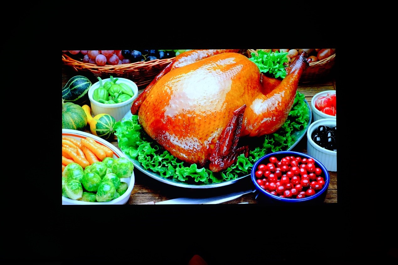 坚果x3投影,坚果4k超高清投影仪效果