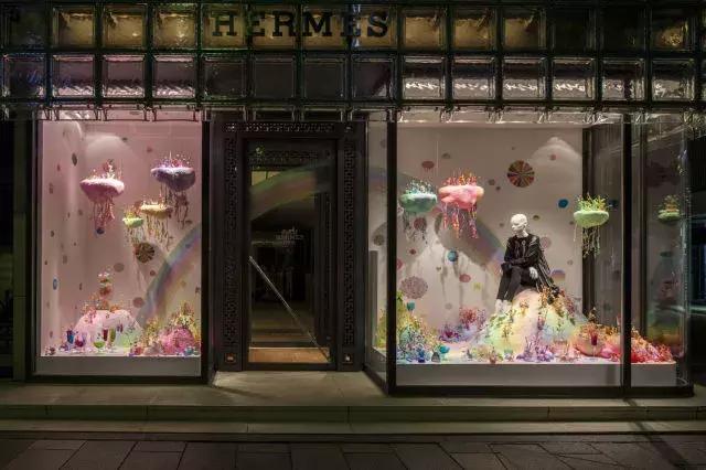 2016年成都爱马仕橱窗,爱马仕东京银座橱窗设计