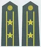 军官军衔和级别的对应关系,中国军官军衔等级一览表