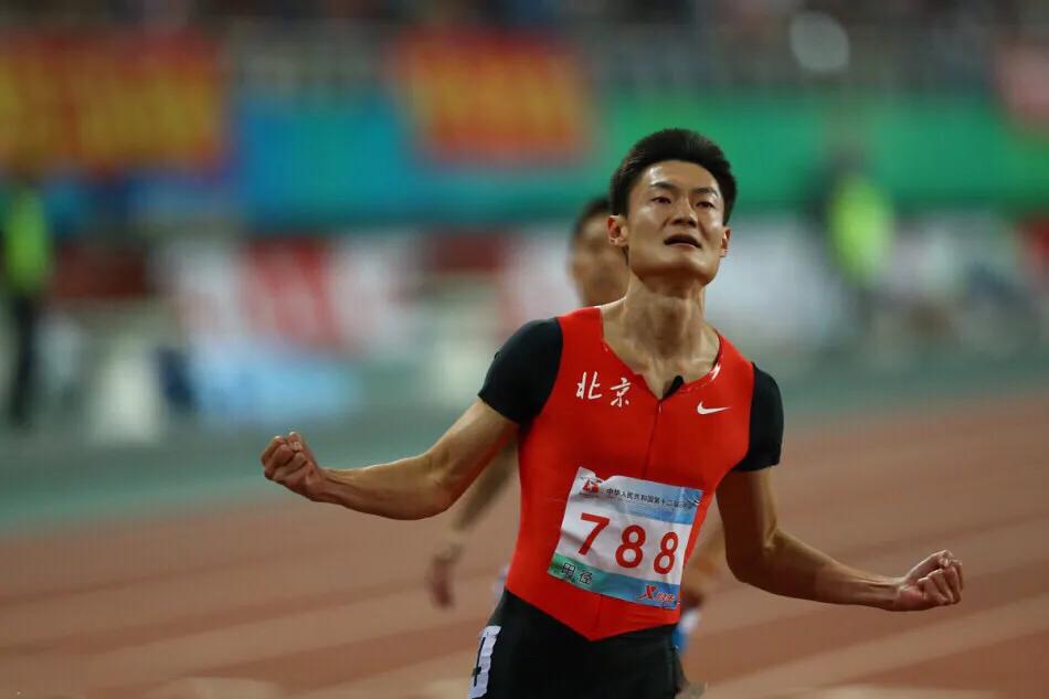 历届全运会男子百米冠军现役一人双金王,苏炳添第四次出征圆梦