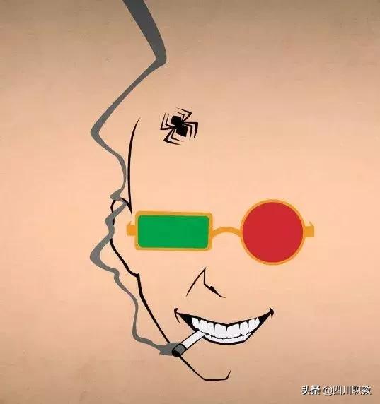 中学生面部彩绘,高校手绘