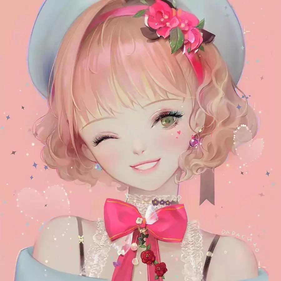 浓重的日式古风插画可爱又迷人,超有故事感的古风中国风插画