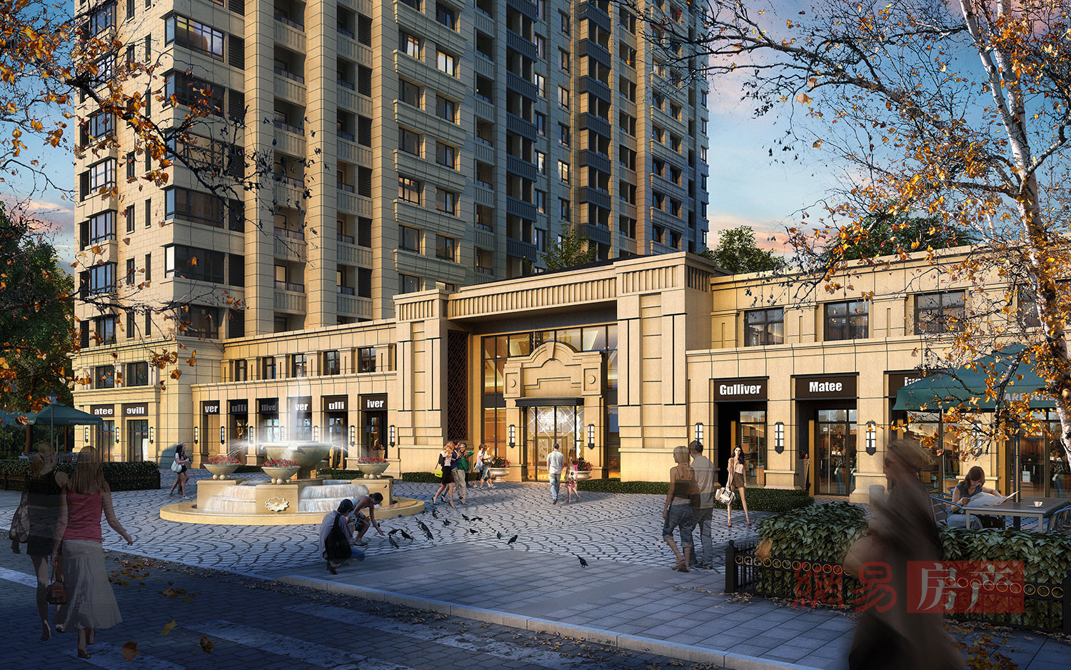 信友城市之光,信友城市之光楼下的饭店