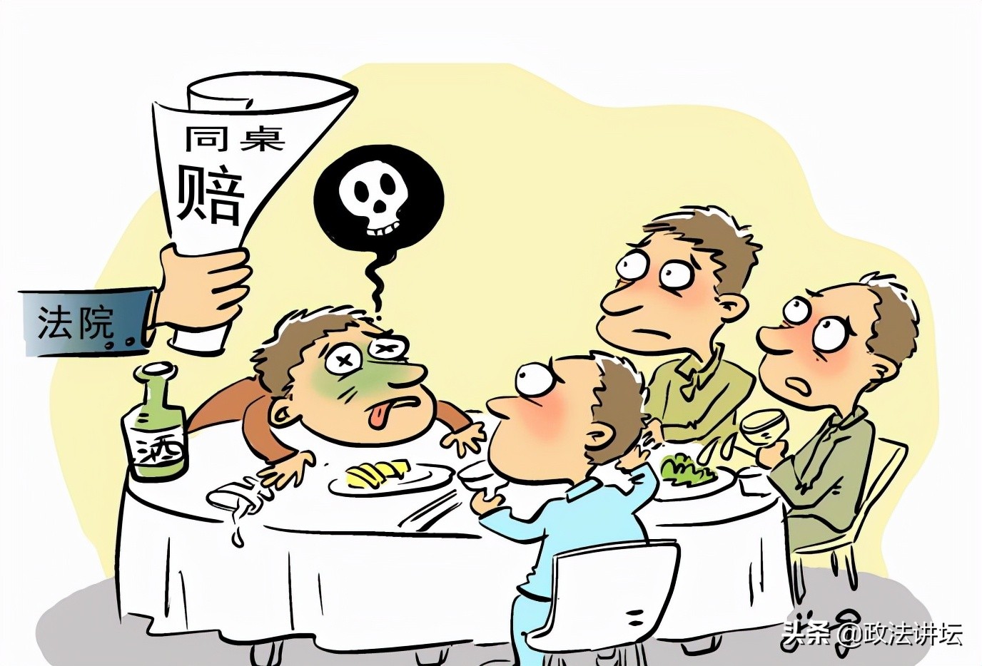 一起喝酒后出事怎么处理,酒后身亡共饮者担责