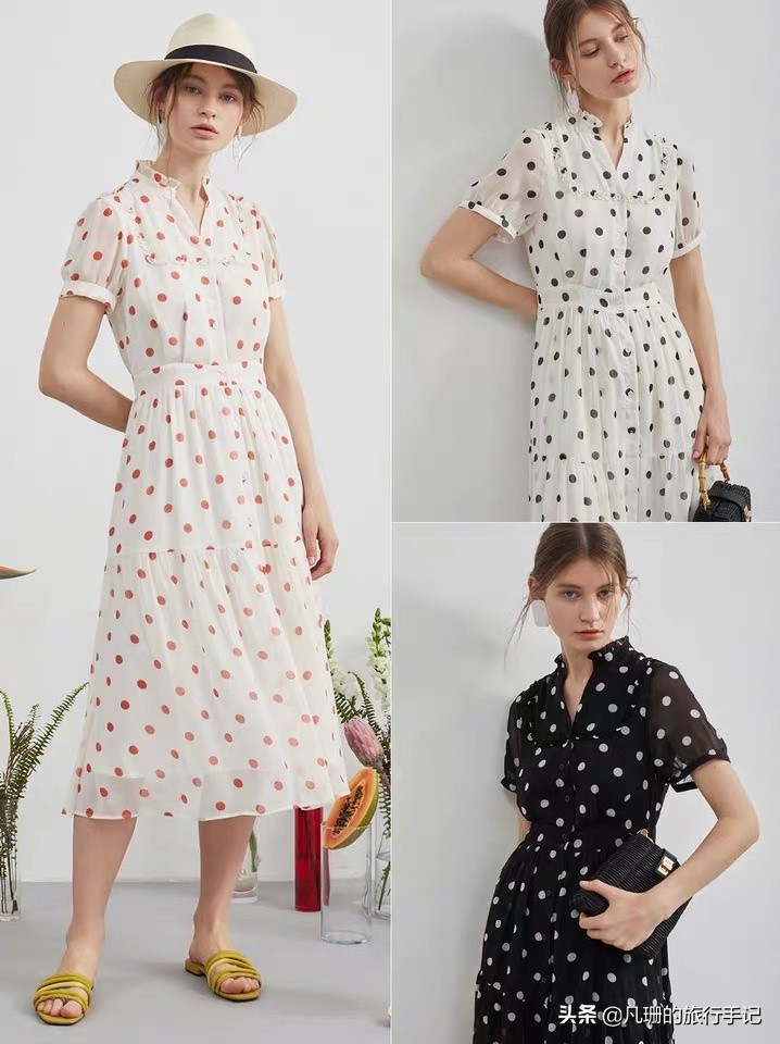 度假风绿色连衣裙,法式桔梗仙女裙​