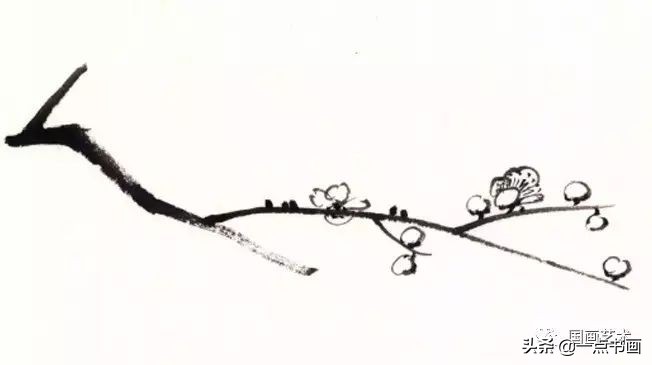 图文教程一学就会画梅花,一步一步教你画梅花