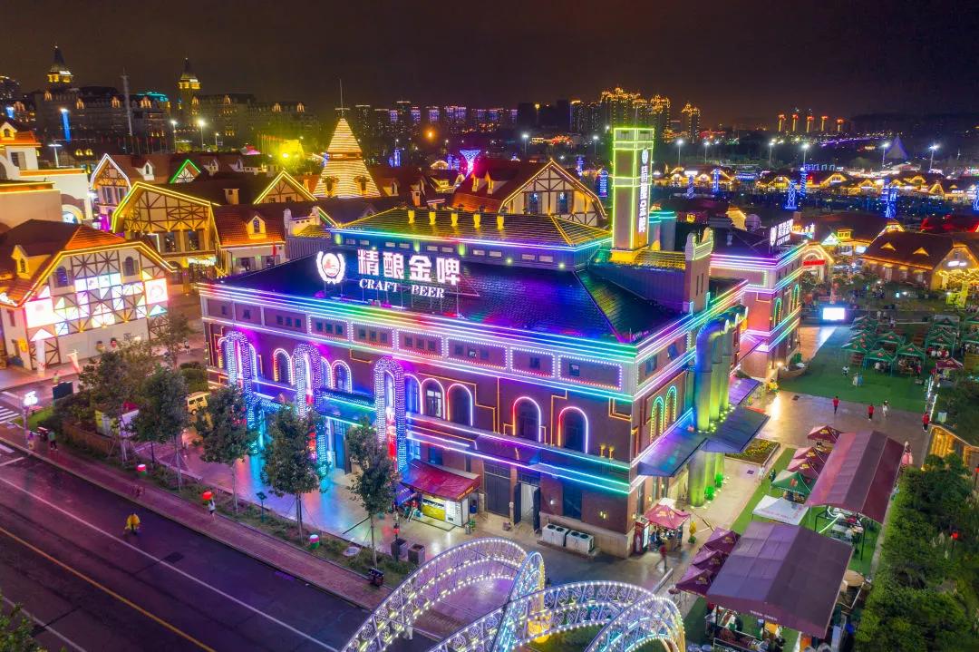 青岛西海岸金沙滩啤酒城,青岛金沙滩啤酒城简介