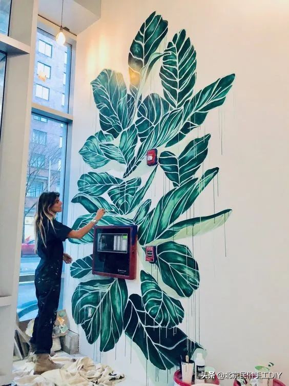 好看好画的墙绘,适合自己动手画墙绘的图片