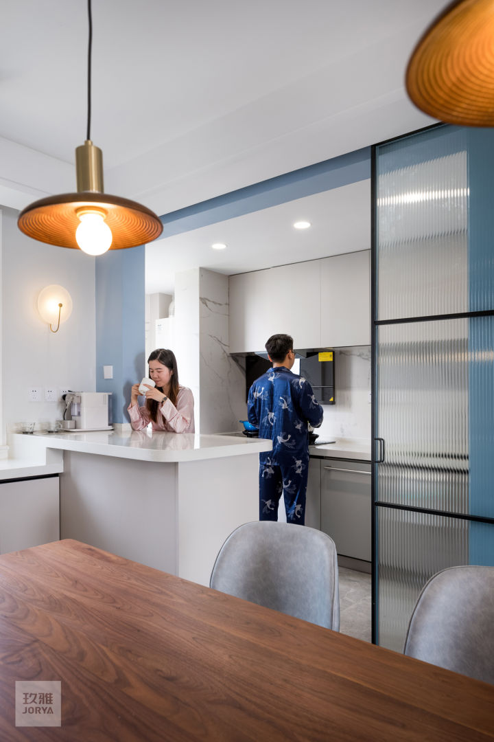 餐厅预留电视，终于实现了边做饭边追剧的愿望