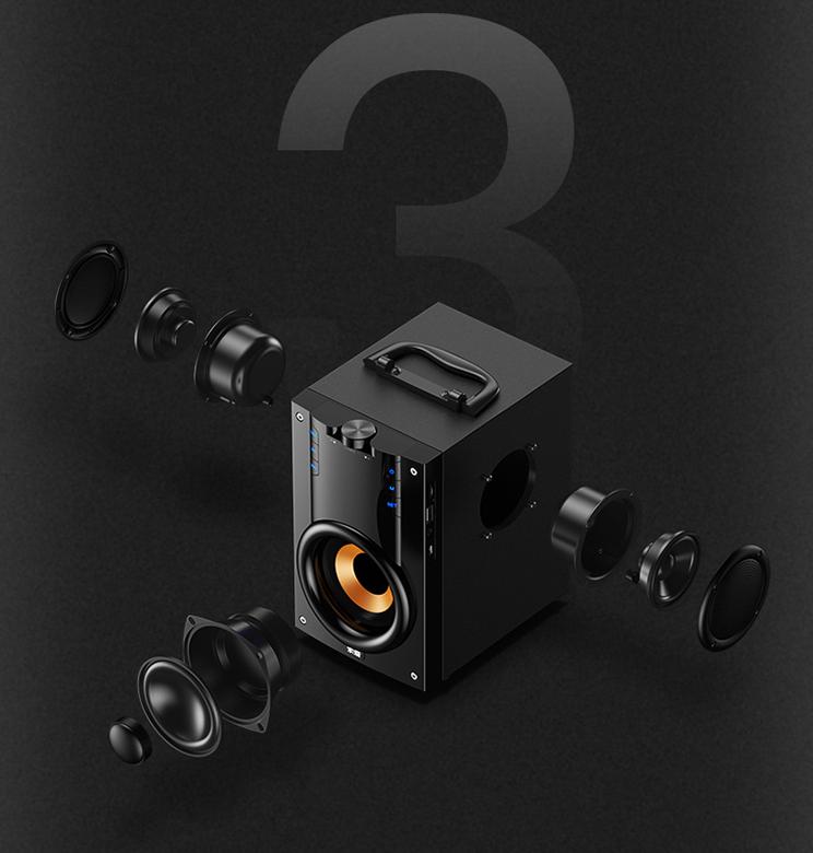 索爱家庭ktv音响q21和q22哪个好,索爱sa-q22蓝牙音箱拆解