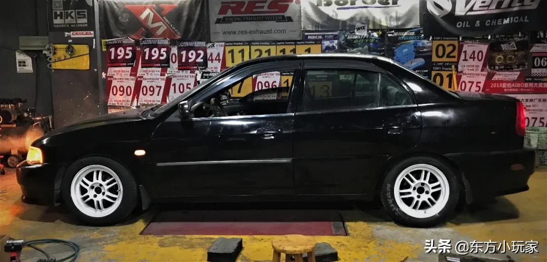 爆改的菱帅下赛道,菱帅200匹下赛道