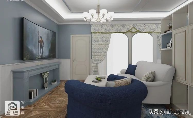 一说到地中海风就是“海洋”?醒醒,你家得这么装才高级