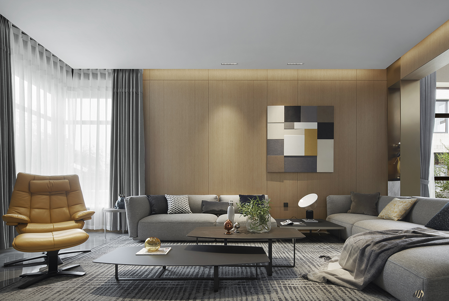 450平别墅简约轻奢风格,450平别墅装修现代轻奢