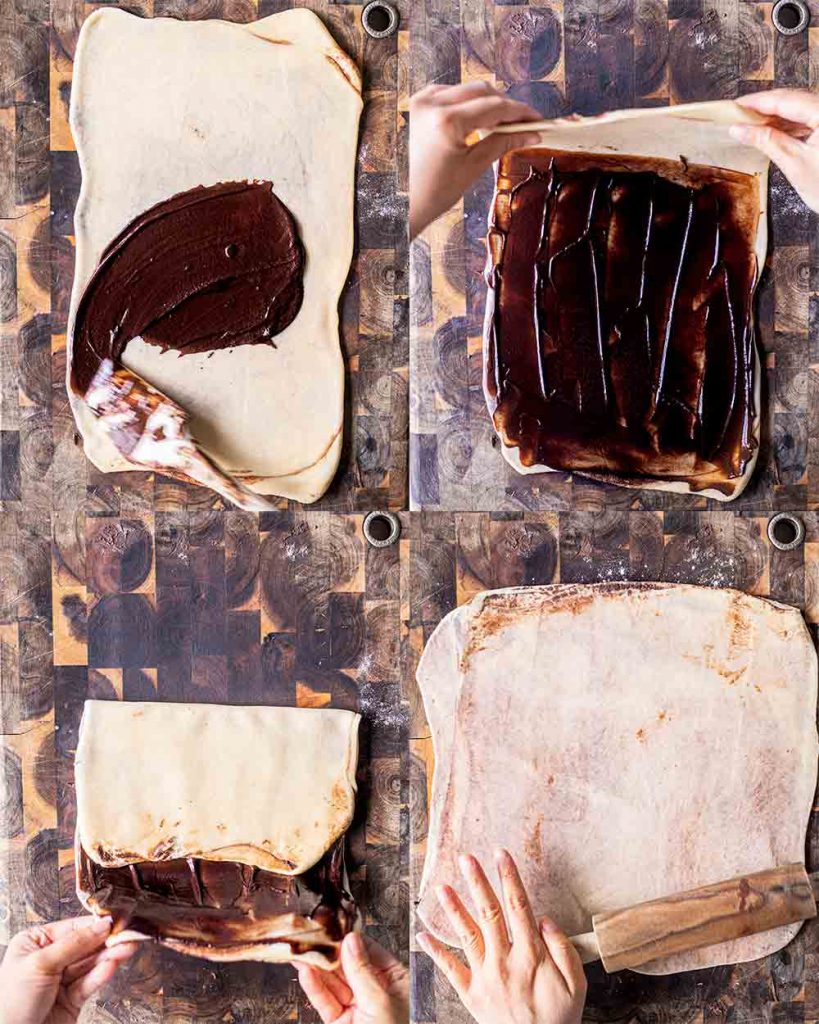 巧克力牛角包的制作过程,巧克力味的饼干制作方法