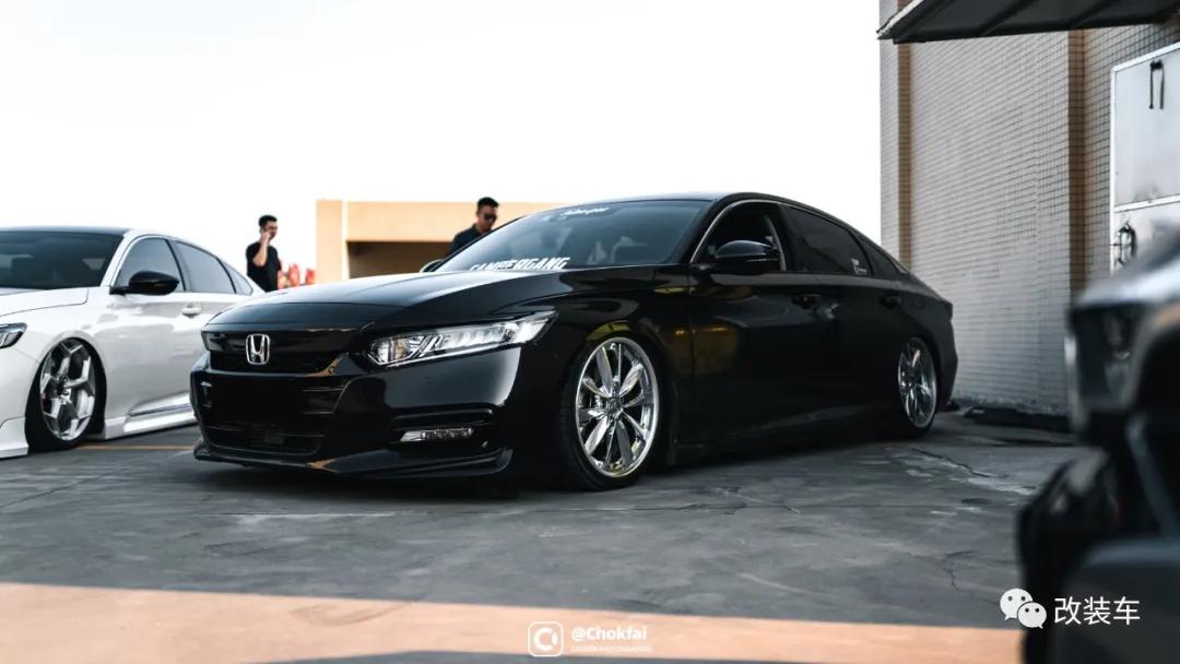 雅阁改装黑武士大包围和低趴,七代雅阁黑武士轮毂