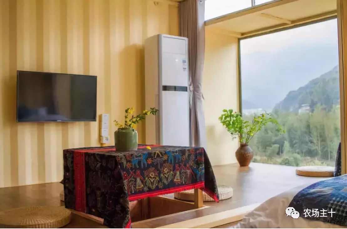 大型农场建造,家庭农场可以放置集装箱做民宿