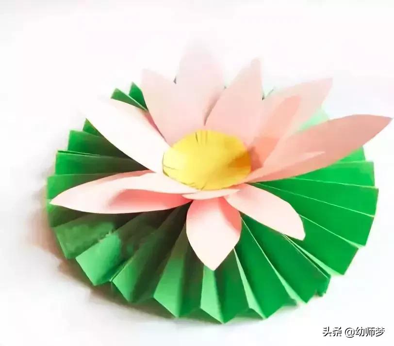 半成品荷花睡莲手工材料包,荷花睡莲水池制作