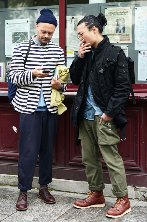 复古阔腿裤搭配靴子,复古文艺范下垂感超好的阔腿裤