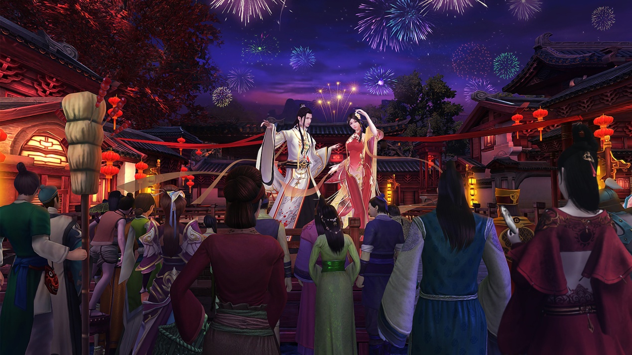 陪伴你的只有春晚和躺尸？来诛仙手游体验现代与传统结合的灯会吧