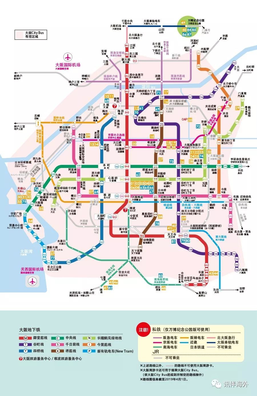 大阪周游卡地铁是免费吗,大阪周游卡坐地铁