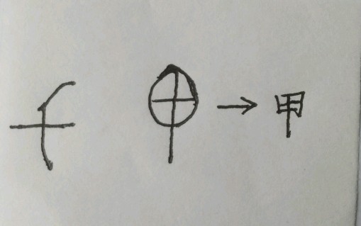 天干辛详解,天干十字