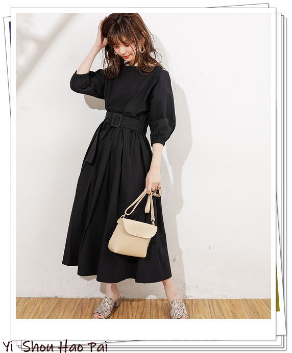 黑色的连衣裙都有哪些款式,日本黑色连衣裙美女