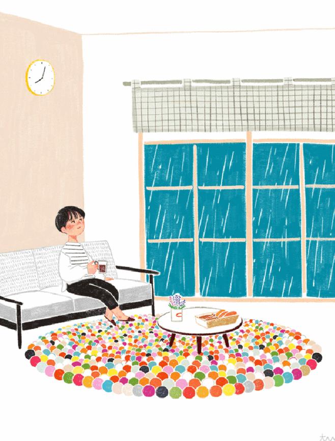 平凡的小幸福，来自韩国艺术家 Chassam