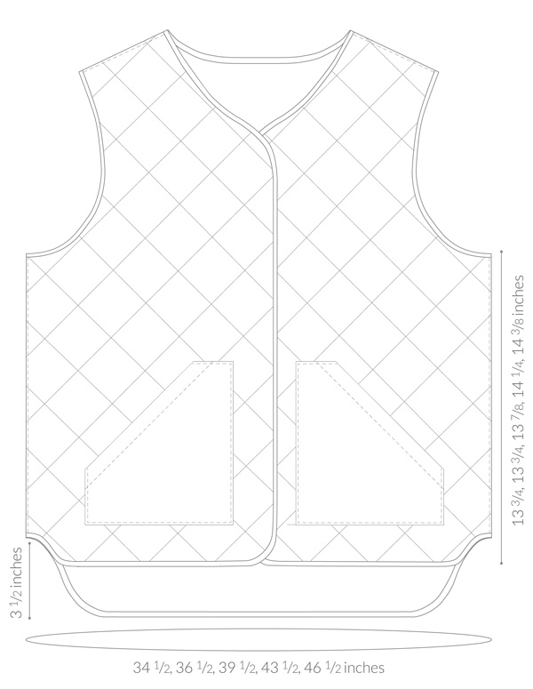 无侧缝背心裁剪缝制,梭织背心缝制教程