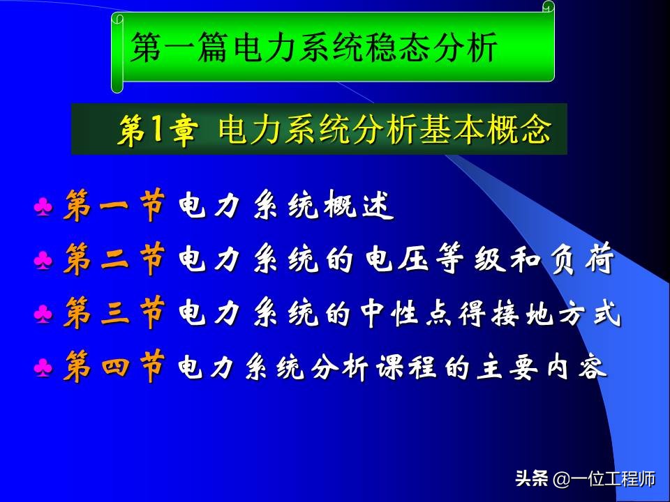 电力系统暂态稳态讲解,电力系统暂态分析可能用到的方法