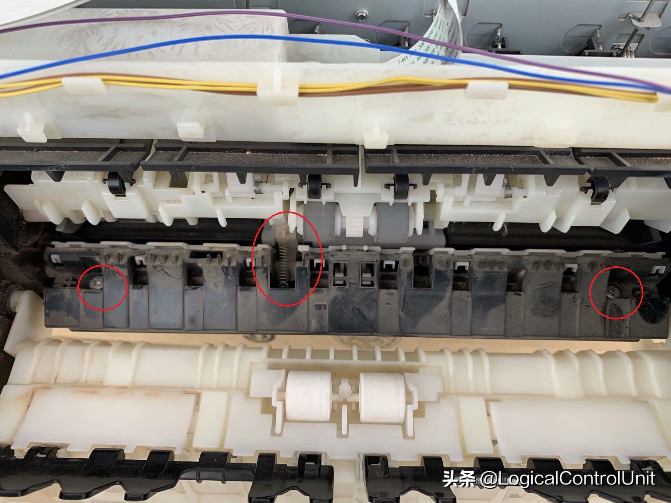 佳能mx378怎么清除卡纸,佳能打印机mx728拆卸步骤图解