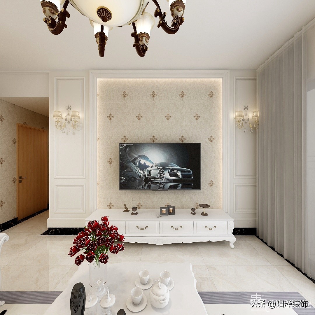 水岸兰亭86平装修案例,110平米水墨兰亭装修效果图