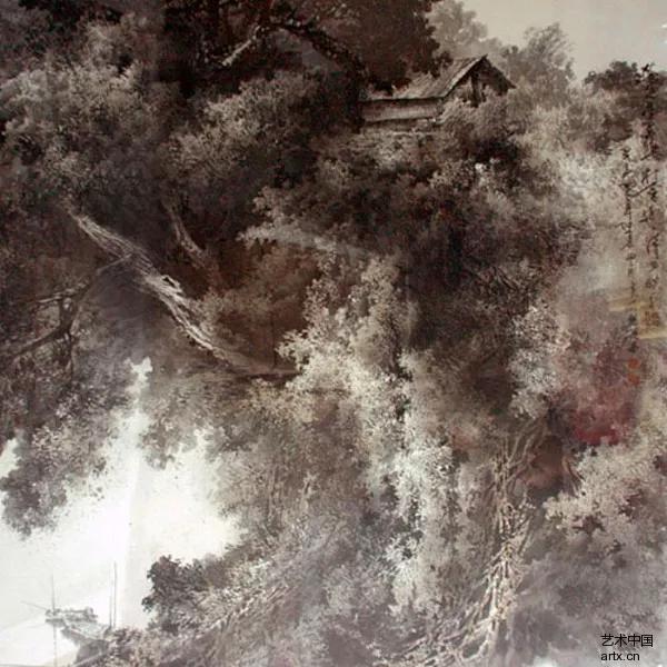 曾刚国画山水技法4,曾刚雪景国画山水画图片