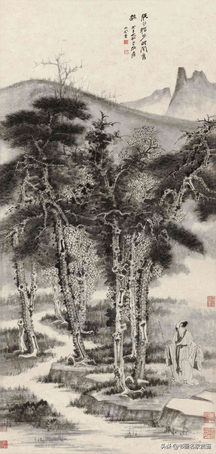 张大千最著名的画人物,上世纪画坛大师