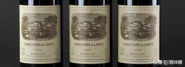 拉菲副牌小拉菲葡萄酒,一级正牌拉菲酒庄2017