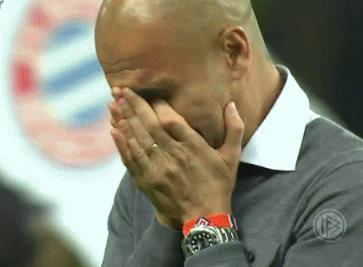 瓜迪奥拉暴怒斯特林,瓜迪奥拉的绝望时刻