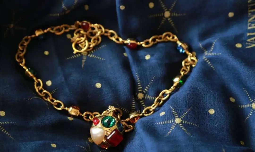 chanel香奈儿中古项链,中古饰品vintage香奈儿