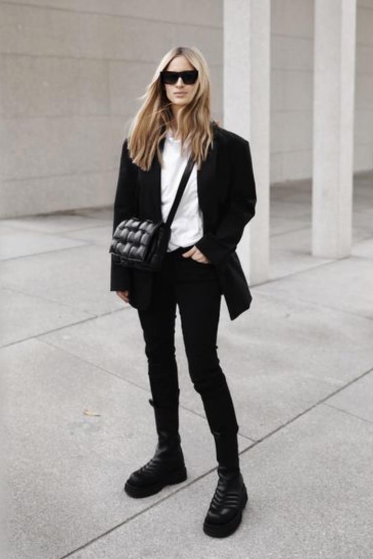 冬季显瘦裤子配靴子,现在还流行打底裤配靴子吗