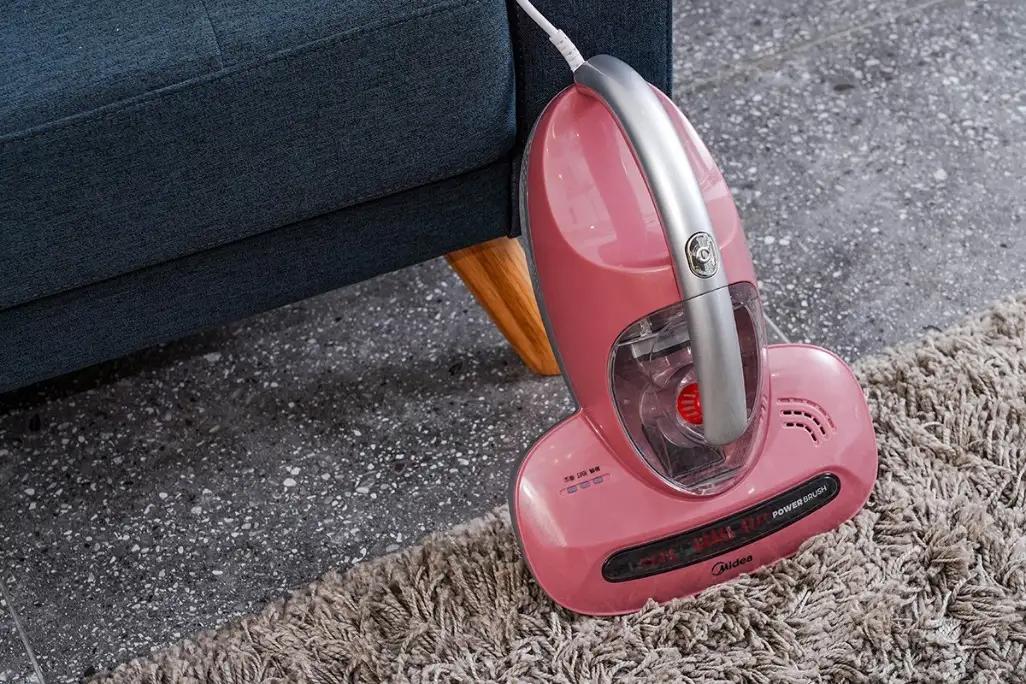 吸力大静音除螨仪美的,除螨仪美的粉色