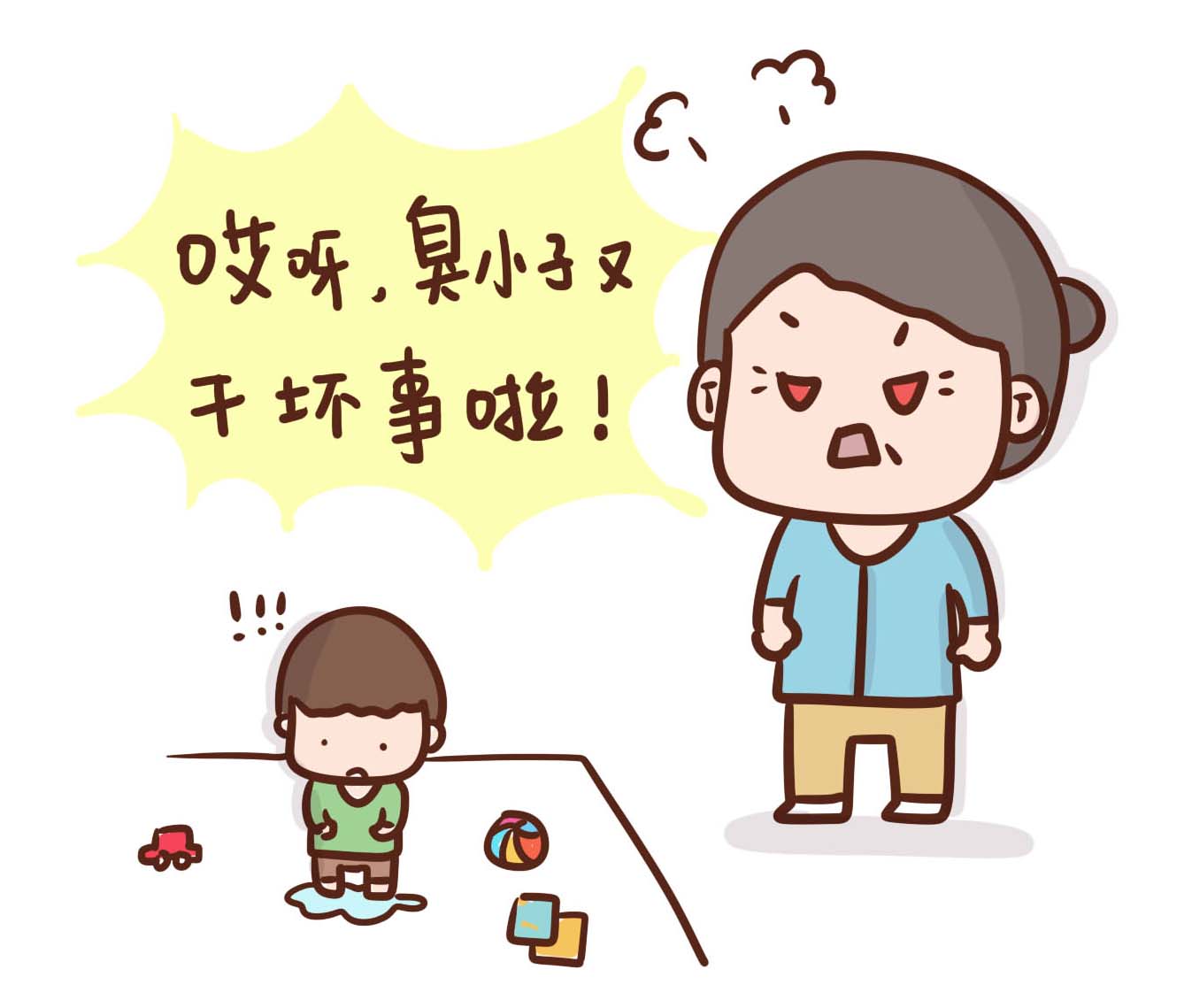 4岁儿童尿裤子的原因,四岁多的孩子忽然频繁尿裤子