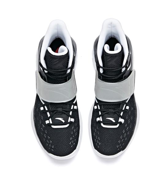 安踏kt系列3代篮球鞋实战测评,安踏kt系列3代篮球鞋白色蓝色黄色