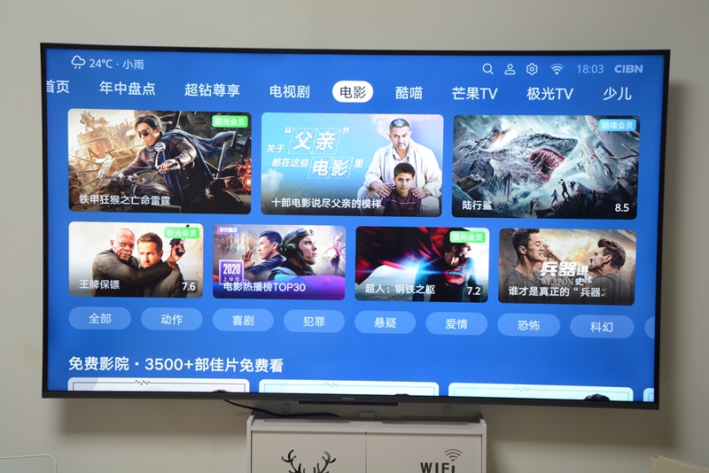 鸿鹄818芯片的智慧屏,鸿鹄818最强电视处理器