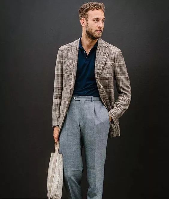 男士polo衫火爆款搭配,男士polo衫高级感穿搭不褪色