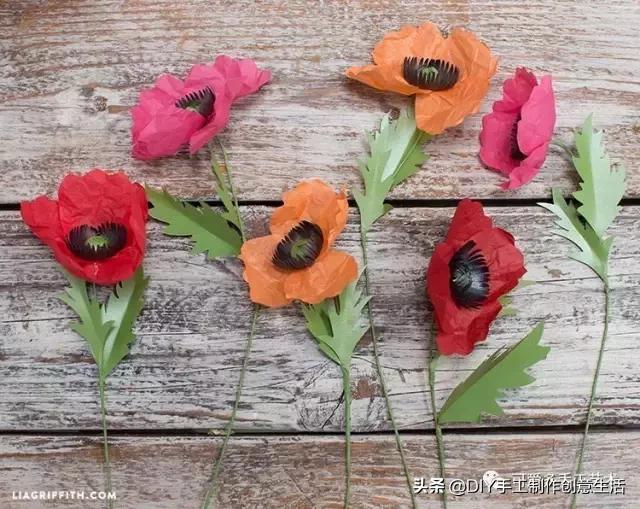 女生手工制作纸花大全,纸花制作礼物