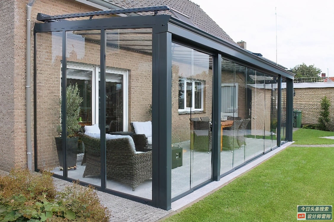 别墅庭院阳光房2023最新款设计,庭院阳光房设计