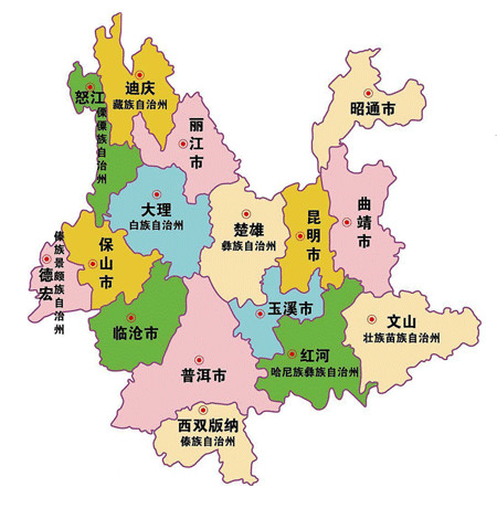 3分钟,5张图,让你一次分清普洱茶山头分布